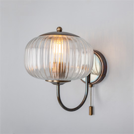 Nehir Pull Chain Wall Light